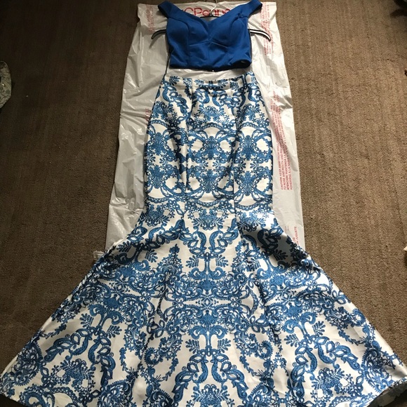 Royal blue prom dress - Picture 7 of 7